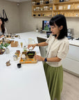 Top grade organic matcha tasting from Nakanishi san's tea farm