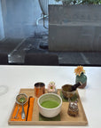 Top grade organic matcha tasting from Nakanishi san's tea farm