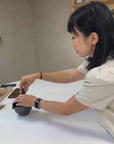 Top grade organic matcha tasting from Nakanishi san's tea farm